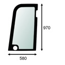 Верхнее стекло двери JCB 15C-1 16C-1 18Z-1 19C-1