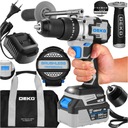 АККУМУЛЯТОРНАЯ ДРЕЛЬ, УДАРНЫЙ ДРЕЛЬ, 120 НМ, УДАРНАЯ ДРЕЛЬ DEKO