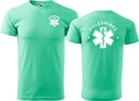 Koszulka medyczna męska PIELĘGNIARZ XL Wzór dominujący print (nadruk)