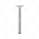 МЕБЕЛЬНАЯ НОЖКА ДЛЯ СТОЛА, СТОЛЕШНИЦА H-710мм, FI-60мм ХРОМ