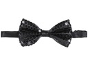ГАЛСТУК-БАБОЧКА С ПАЙЕТКАМИ КАРНАВАЛЬНЫЙ НОВОГОДНИЙ, ЧЕРНЫЙ