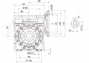 РЕЙКА MOTOREDUKTOR ДВИГУНА ЕЛЕКТРИЧНОГО B14 HMRV 1:20 NMRV MOTOVARIO  (17575834520) фото min 4
