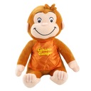 Maskotka CIEKAWSKI GEORGE małpka duża 30 cm ORYGIN Kolor dominujący odcienie brązu i beżu