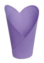 FLOWERBOX коробочка для цветов СЕРДЦЕ фиолетовая СВАДЬБА 22см