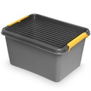 ЗАКРЫТЫЙ ПЛАСТИКОВЫЙ КОНТЕЙНЕР С КРЫШКОЙ, 15,5 Л.