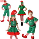Detský halloweensky kostým Vianočný kostým Elf Ball pre chlapcov a dievčatá Vek dieťaťa 6 rokov +