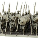 Скелеты-копейщики, отряд 1 — Highlands Miniatures