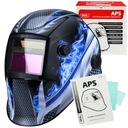 АВТОМАТИЧЕСКАЯ СВАРОЧНАЯ КАСКА APS-510G METAL FLAME TRUE COLOR IDEAL