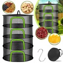 4-СЛОЙНАЯ СКЛАДНАЯ ВЕШАЛКА ДЛЯ СУШКИ ТРАВ, МЯСА, ЦВЕТОВ 60X80СМ