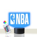 3D светодиодная настольная лампа NBA Basketball Michael Jordan для подарочного пульта дистанционного управления