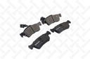 ZAPATAS DE FRENADO VW TOUAREG 07-10 PARTE TRASERA 