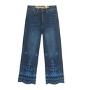 Spodnie Desigual damskie jeansy kuloty 7/8 W28 Kolor niebieski