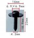 WKRETY SCREW MONTAZOWE UNIVERSAL FI 4,7 FOR BMW FORD MERCEDES OPEL VOLVO 