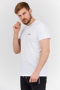 BALMAIN Biele pánske tričko so zamatovým logom XXL Veľkosť XXL