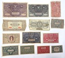 Polska, zestaw banknotów – 13 sztuk Okres 1939 - 1941