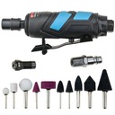 ПНЕВМАТИЧЕСКАЯ ПРЯМАЯ ШЛИФОВАЛЬНАЯ СТАНКА 6 ММ 1/4 ДЮЙМА С АКСЕССУАРАМИ STIX