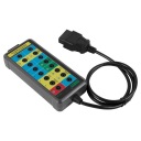 ТЕСТЕР З'ЄДНАНА OBD II КОЛІР ГНІЗДА OBD2 K-LINE CAN HI LO НАЙКРАЩА ЯКІСТЬ  (18648917593) фото min 9