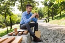 БУМАЖНЫЙ ПАКЕТ 18х8х22,5 см А5 КОРИЧНЕВЫЙ с витой ручкой 250 шт. КАРТОН.