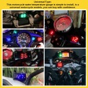 DC 12V ИНДИКАТОР ТЕМПЕРАТУРЫ ВОДЫ LCD СИНИЙ  фото 5