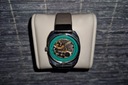 Slava zegarek mechaniczny z datownikiem 21 kamieni kaliber 2414 SU 1980-89 Kolor tarczy czarny