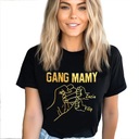 ФУТБОЛКА GANG MOM ЗОЛОТАЯ С ИМЕНАМИ ПОДАРОК ​​НА ДЕНЬ МАТЕРИ M