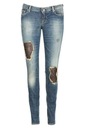 Nohavice GUESS dámske džínsy skinny džínsové W24