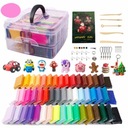 БОЛЬШОЙ НАБОР ПЛАСТИЦИНА 46 ЦВЕТОВ 46ШТ С ХРАНЕНИЕМ + АКСЕССУАРЫ