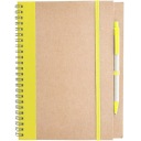 БЛОКНОТ СПИРАЛЬ блокнот А5 с шариковой ручкой, ГЛАДКИЙ