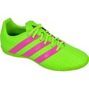 Зеленые синтетические кроссовки Adidas для занятий спортом в помещении, размер 28,5