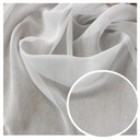 ШТОРА БАТТИСТ, ГЛАДКАЯ, ЛЬН, высота 280 см, белый