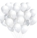 Большие шары пастельно-белые 1-99 причастия 100 шт.