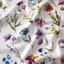 МАТЕРИАЛ ТКАНИ ДЛЯ ШТОР СКАТЕРТИ ПОЛЕ ЦВЕТОВ 150 СМ