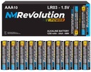 10 пальчиковых батареек LR03 R3 AAA ЩЕЛОЧНАЯ 1,5 В