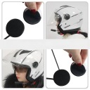 BLACK WIRELESS KIT SLUCHAWKOWY DO HELMET MOTOCIKLINIO Z WBUDOWANYMI WKLADKAMI DOUSZNYMI  photo 12