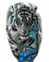 Сильная временная татуировка с тигром ТИГР много дизайнов tm23