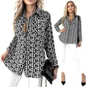 Элегантная, чудесная, женственная ЖЕНСКАЯ РУБАШКА с геометрическим узором