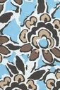 Сине-коричневый нагрудный платок с цветочным принтом Lancerto M.802