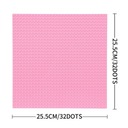 Veľká konštrukčná doska pre kocky 32x32 DO LEG0 Kód výrobcu evi_base_pink