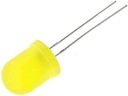 10x dioda LED 10mm - żółta - dyfuzyjna