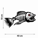 НАКЛЕЙКА РЫБА ДЛЯ ЛОДКИ ЛОДКА АВТОМОБИЛЬ 40 см + БЕСПЛАТНО