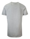 Sivé melanžové tričko s potlačou L Značka New Antracid
