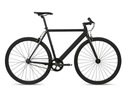 Гусеничный велосипед 6K с фиксированной передачей, черный, односкоростной 58