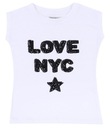 Biela blúzka LOVE NYC PRIMARK 6-7 rokov 122 cm