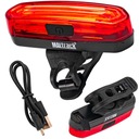 СВЕТОДИОДНЫЙ ЗАДНИЙ ВЕЛОСИПЕДНЫЙ ФОНАРЬ USB-КАБЕЛЬ 360 ГРАДУСОВ 120 лм 650 ВРАЩЕНИЕ 4 РЕЖИМА IP65