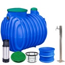 Metria Rainwater Tank 2000L Набор контейнеров для дождевой воды PRO+