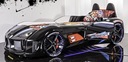 Łóżko AUTO samochód dla dziecka GT race Szerokość produktu 130 cm