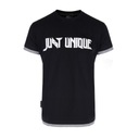 Just unique Pánske tričko čierne logo S%%% Značka Just Unique