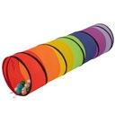 Детская игровая палатка ТУННЕЛЬ, складная, разноцветная, 100 шариков ТТ-100Х