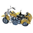 Литая под давлением модель мотоцикла Мотоцикл - желтый