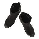 Čierne Členkové čižmy Marco Tozzi Módne Dámska obuv Výška nízka